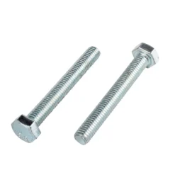Homebase Zinc Plated Set Screw Hex Head M8 60mm 10 Pack