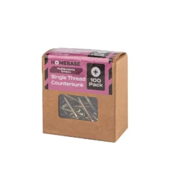 Homebase Yellow Zinc Plated Single Thread Screw 3.5 X 20mm 100 Pack -COMMAND Sales Store 13151154 1834920815425164