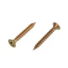 Homebase Yellow Zinc Plated Single Thread Screw 3.5 X 30mm 100 Pack