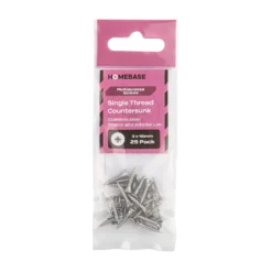 Homebase Stainless Steel Single Thread Screw 3 X 16mm 25 Pack 5 Homebase Stainless Steel Single Thread Screw 3 X 16mm 25 Pack -COMMAND Sales Store 13151205 1144920815908263