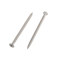 Homebase Stainless Steel Single Thread Screw 4 X 65mm 25 Pack