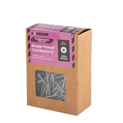 Homebase Stainless Steel Single Thread Screw 4 X 65mm 100 Pack -COMMAND Sales Store 13151216 1384920816237573