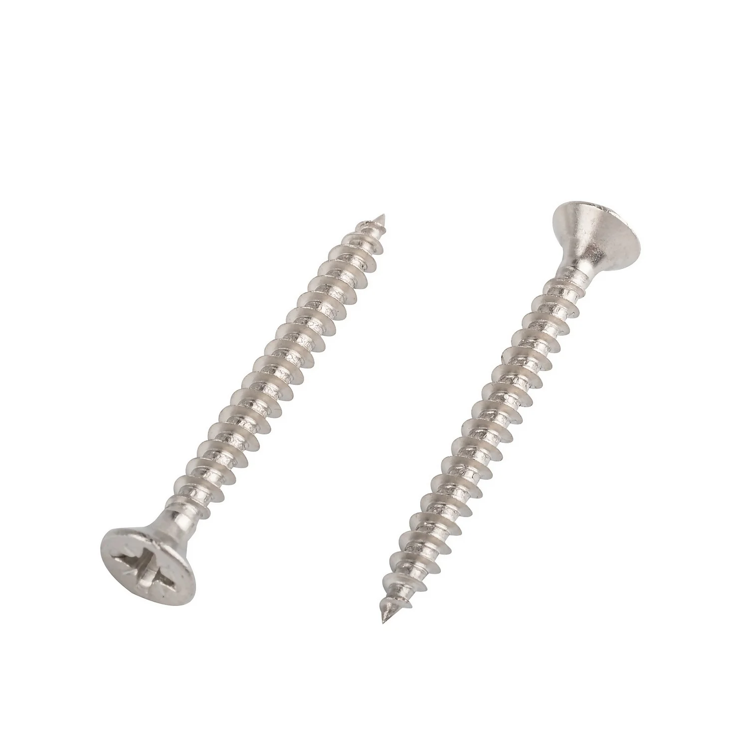 Homebase Stainless Steel Single Thread Screw 4 X 40mm 100 Pack 1 Homebase Stainless Steel Single Thread Screw 4 X 40mm 100 Pack