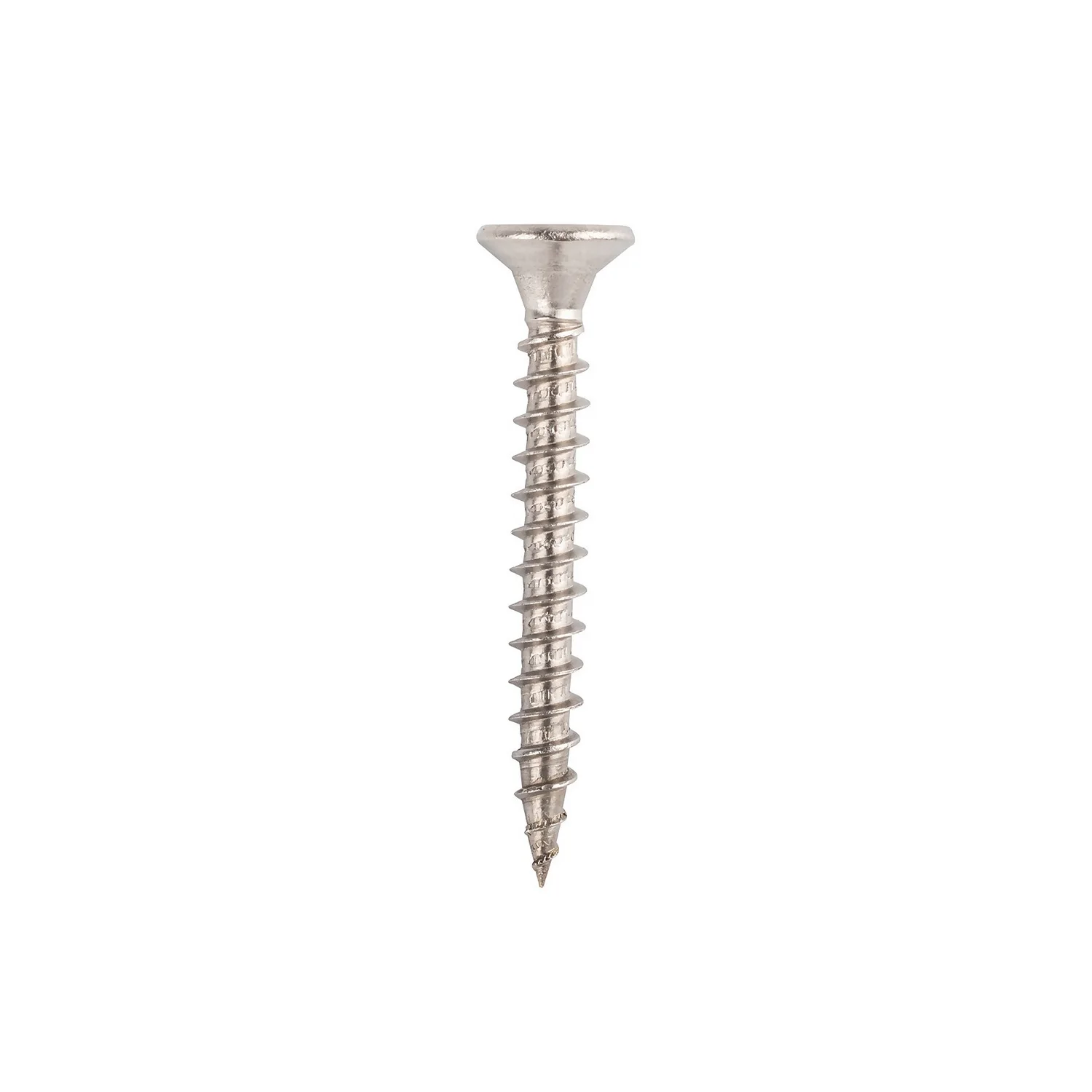 Homebase Stainless Steel Single Thread Screw 4 X 40mm 100 Pack 2 Homebase Stainless Steel Single Thread Screw 4 X 40mm 100 Pack - Image 2