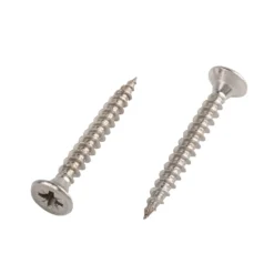 Homebase Stainless Steel Single Thread Screw 5 X 40mm 100 Pack