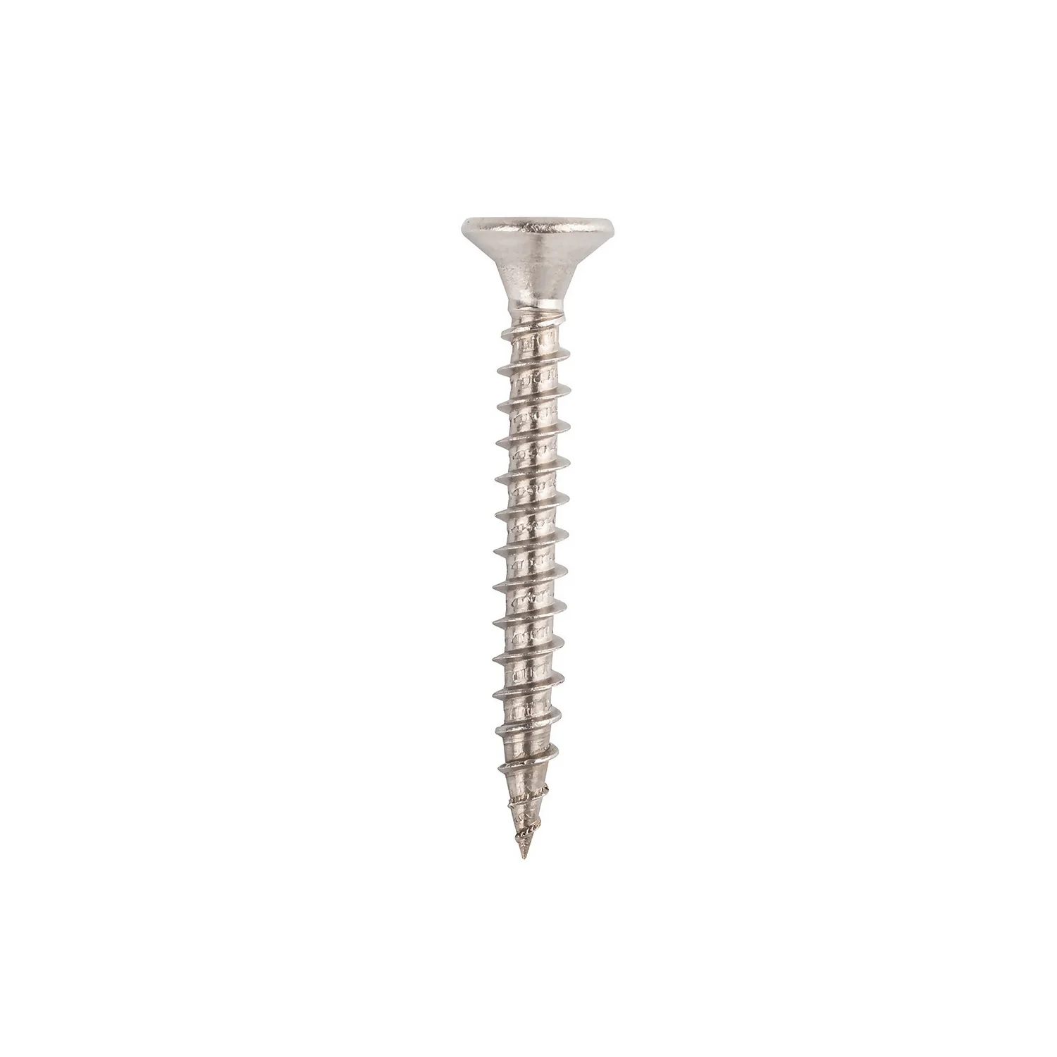 Homebase Stainless Steel Single Thread Screw 5 X 40mm 100 Pack 2 Homebase Stainless Steel Single Thread Screw 5 X 40mm 100 Pack - Image 2