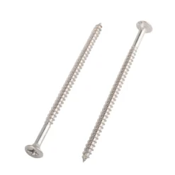 Homebase Stainless Steel Single Thread Screw 4 X 75mm 25 Pack
