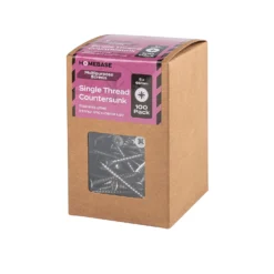 Homebase Stainless Steel Single Thread Screw 5 X 65mm 100 Pack -COMMAND Sales Store 13151225 8454920816399159