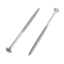 Homebase Stainless Steel Single Thread Screw 5 X 100mm 25 Pack