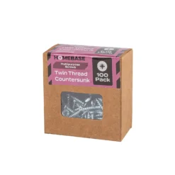 Homebase Zinc Plated Twin Thread Screw 3.5 X 20mm 100 Pack -COMMAND Sales Store 13151244 1704920816634800