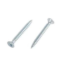 Homebase Zinc Plated Twin Thread Screw 3.5 X 30mm 100 Pack