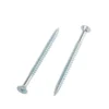 Homebase Zinc Plated Twin Thread Screw 4 X 65mm 100 Pack