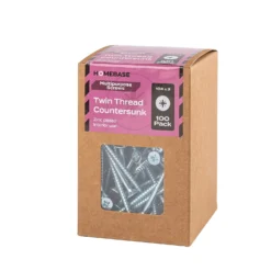 Homebase Zinc Plated Twin Thread Screw 5 X 75mm 100 Pack 5 Homebase Zinc Plated Twin Thread Screw 5 X 75mm 100 Pack -COMMAND Sales Store 13151260 1414920818278554