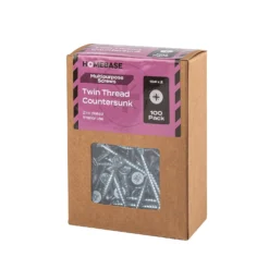 Homebase Zinc Plated Twin Thread Screw 5 X 50mm 100 Pack -COMMAND Sales Store 13151267 1584920816962838