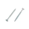 Homebase Zinc Plated Twin Thread Screw 5 X 50mm 100 Pack