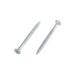 Homebase Zinc Plated Twin Thread Screw 6 X 50mm 25 Pack