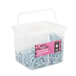 Homebase Zinc Plated Twin Thread Screw KIT Assorted 500 Pack -COMMAND Sales Store 13151282 4044920817094400