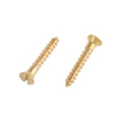 Homebase Brass Wood Screw Countersunk 3 X 20mm 10 Pack