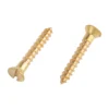 Homebase Brass Wood Screw Countersunk 3.5 X 12mm 10 Pack