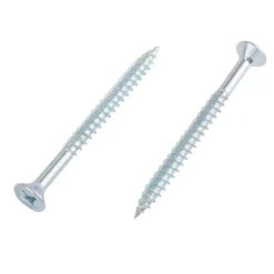 Homebase Zinc Plated Wood Screw Countersunk 6 X 50mm 10 Pack