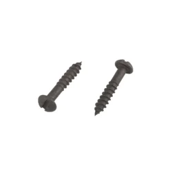 Homebase Black Wood Screw Round Head 3.5 X 20mm 10 Pack
