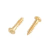 Homebase Brass Wood Screw Round Head 4 X 20mm 10 Pack