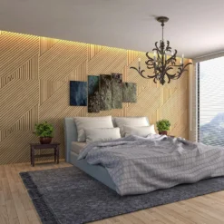 Slim Shaker Wall Panelling 1.2m (H) 1220mm X (W) 50mm X (D) 9mm - 10 Panel Pack -COMMAND Sales Store 13608060 1764938641685702