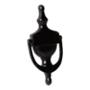 Victorian Door Knocker - Matt Black