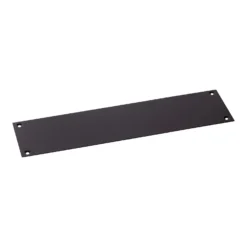 Victorian Door Push Plate 300 X 75 X 1mm - Matt Black