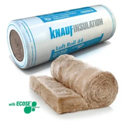 Knauf Insulation Loft Roll (L)9.7m (W)1.14m (T) 100mm - Coverage 11.08sqm -COMMAND Sales Store 13815564 1284961963793045