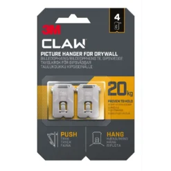 3M CLAW Drywall Picture Hanger 4 Pack - 20kg -COMMAND Sales Store 13888633 1844971100903347