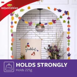 Command™ Adjustables™ Repositionable Clips 12 Clips + 24 Strips/PK -COMMAND Sales Store 13888636 1854974674520645