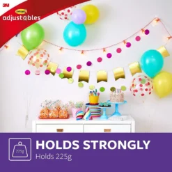 Command™ Adjustables™ Repositionable Hooks 12 Hooks + 24Strips/PK -COMMAND Sales Store 13888637 1214974675024474