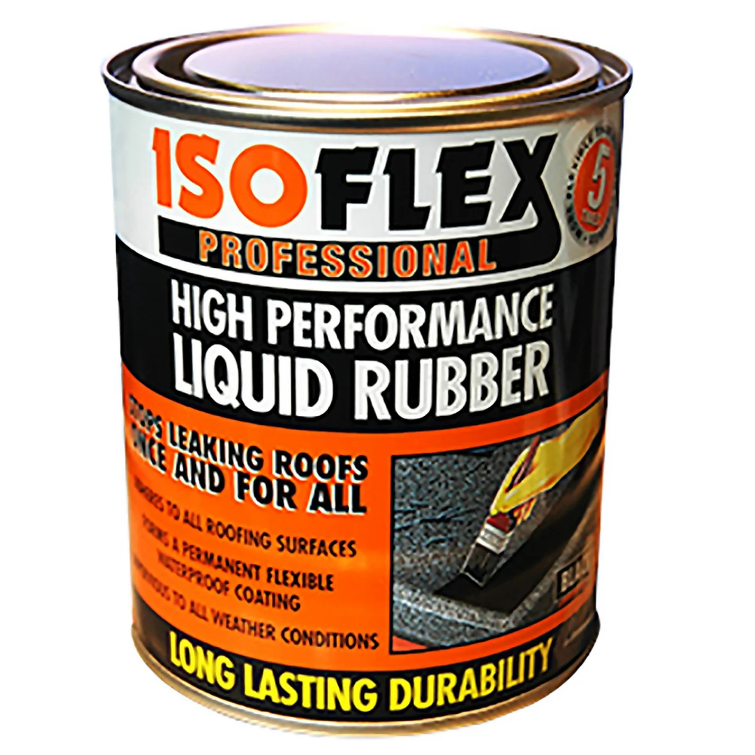 Isoflex Liquid Rubber Roof Repair - 4.5L 1 Isoflex Liquid Rubber Roof Repair - 4.5L