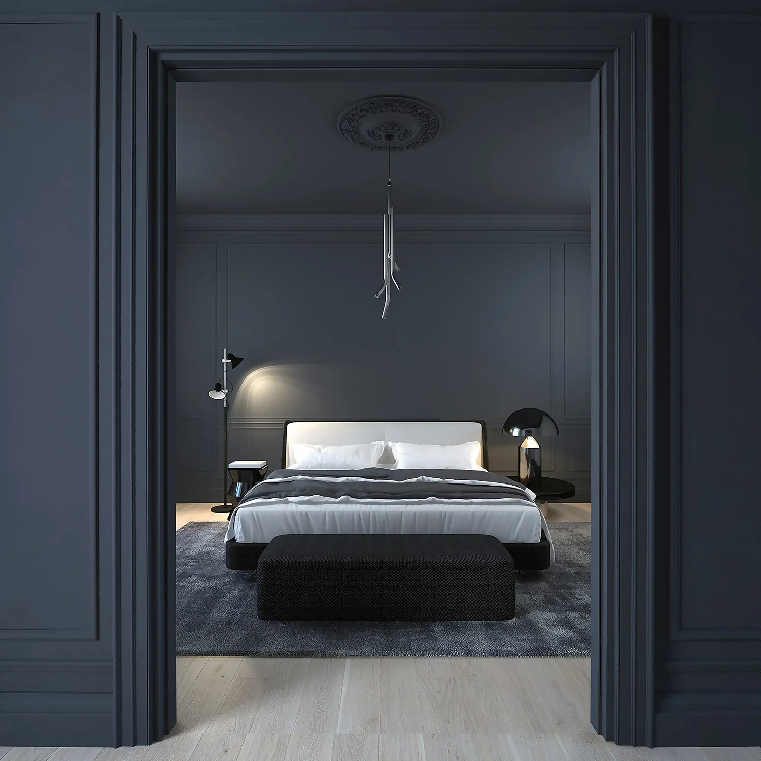 Metsa Wood MDF Primed Picture Rail 2.4m (18 X 44 X 2400mm) - Pack Of 4 2 Metsa Wood MDF Primed Picture Rail 2.4m (18 X 44 X 2400mm) - Pack Of 4 - Image 2