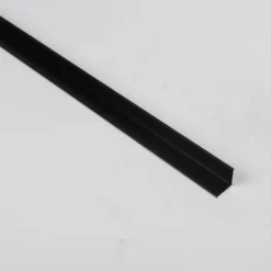 Equal Angle Matt Black Aluminium Profile 2.5m